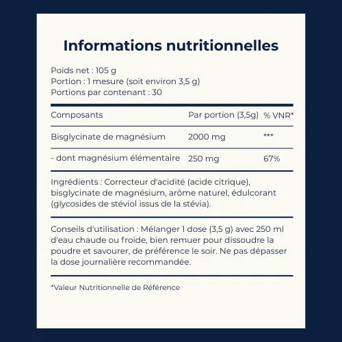 Elixium - Glycinate de Magnésium